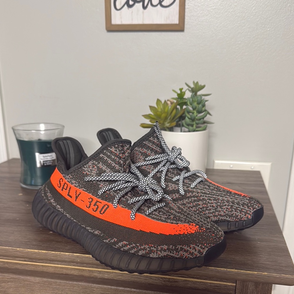 Adidas Yeezy Boost 350 V2 Black Red Sneakers